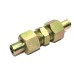 MS Weldable Equal Union Couplings Hydraulic Straight With Weldable B Nipple